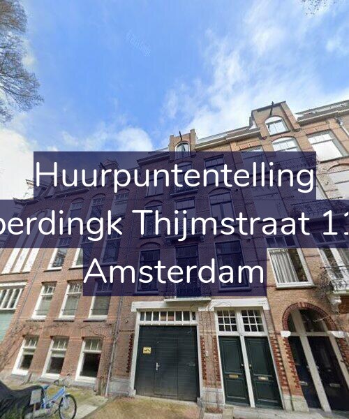 Foto gevel Huurpuntentelling voor Alberdingk Thijmstraat 11-1, Amsterdam