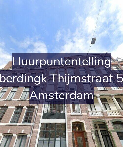 Foto gevel Huurpuntentelling voor Alberdingk Thijmstraat 5-3, Amsterdam