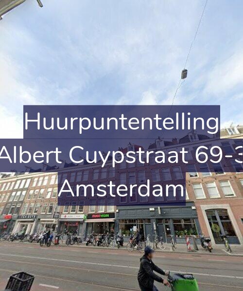 Foto gevel Huurpuntentelling voor Albert Cuypstraat 69-3, Amsterdam