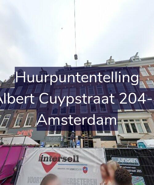 Foto gevel Huurpuntentelling voor Albert Cuypstraat 204-4, Amsterdam