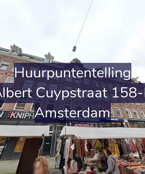 Foto gevel Huurpuntentelling voor Albert Cuypstraat 158-B, Amsterdam