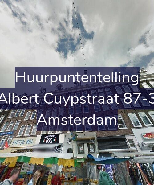 Foto gevel Huurpuntentelling voor Albert Cuypstraat 87-3, Amsterdam
