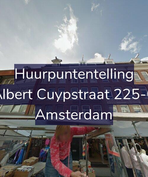 Foto gevel Huurpuntentelling voor Albert Cuypstraat 225-C, Amsterdam
