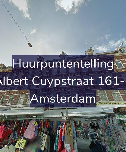 Foto gevel Huurpuntentelling voor Albert Cuypstraat 161-2, Amsterdam
