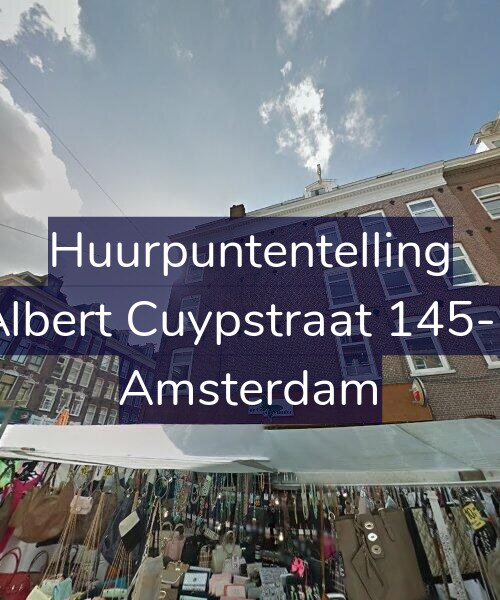 Foto gevel Huurpuntentelling voor Albert Cuypstraat 145-2, Amsterdam
