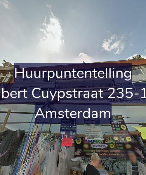 Foto gevel Huurpuntentelling voor Albert Cuypstraat 235-1A, Amsterdam