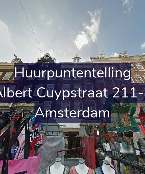 Foto gevel Huurpuntentelling voor Albert Cuypstraat 211-3, Amsterdam