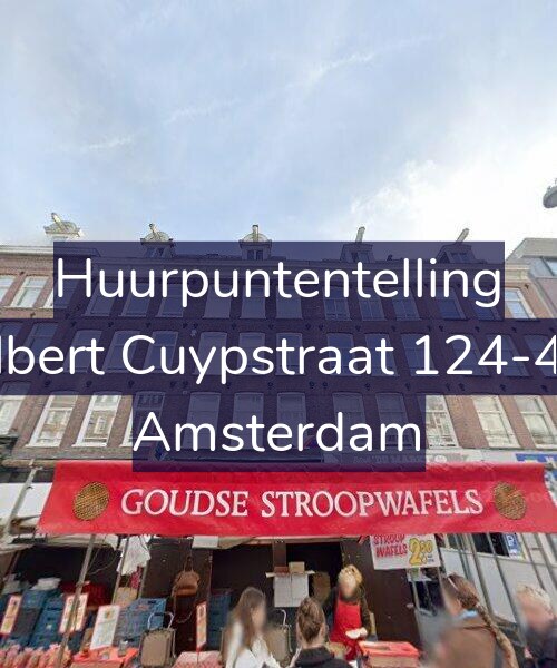 Foto gevel Huurpuntentelling voor Albert Cuypstraat 124-4A, Amsterdam