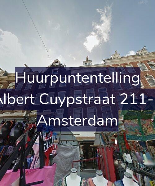 Foto gevel Huurpuntentelling voor Albert Cuypstraat 211-1, Amsterdam