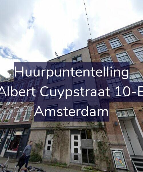 Foto gevel Huurpuntentelling voor Albert Cuypstraat 10-B, Amsterdam