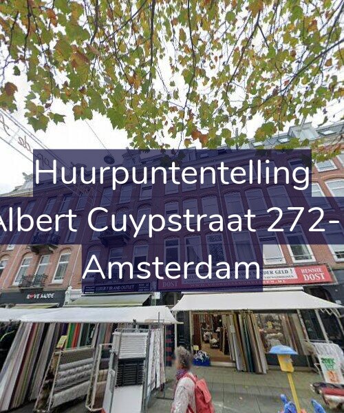Foto gevel Huurpuntentelling voor Albert Cuypstraat 272-1, Amsterdam