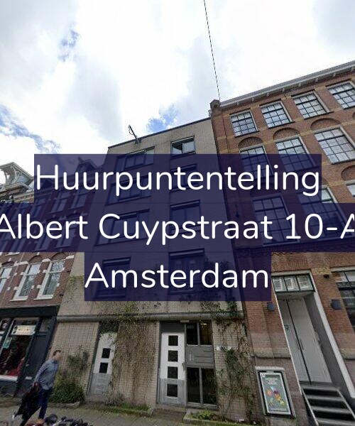 Foto gevel Huurpuntentelling voor Albert Cuypstraat 10-A, Amsterdam