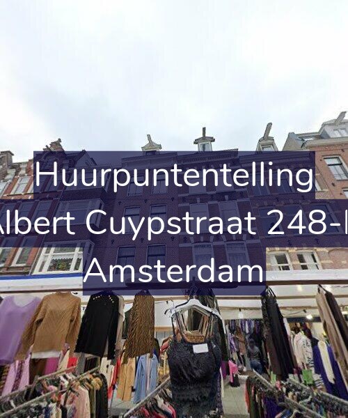 Foto gevel Huurpuntentelling voor Albert Cuypstraat 248-H, Amsterdam