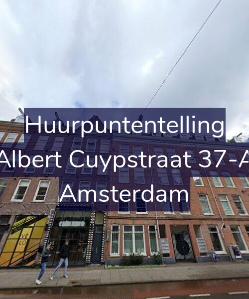 Foto gevel Huurpuntentelling voor Albert Cuypstraat 37-A, Amsterdam