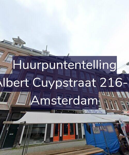 Foto gevel Huurpuntentelling voor Albert Cuypstraat 216-2, Amsterdam