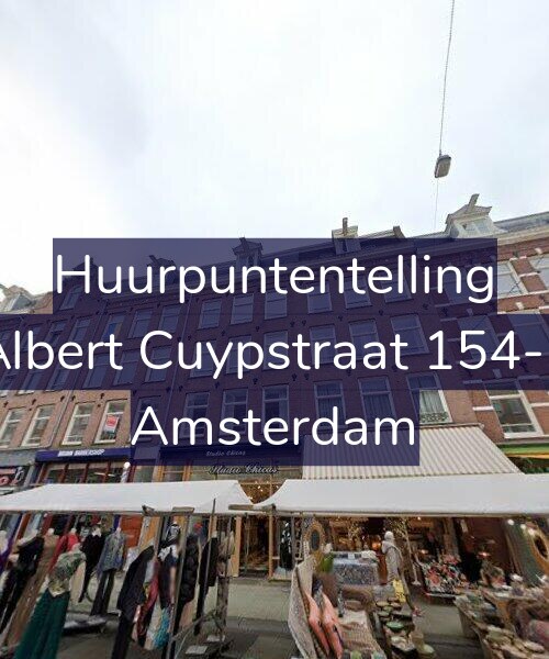 Foto gevel Huurpuntentelling voor Albert Cuypstraat 154-2, Amsterdam