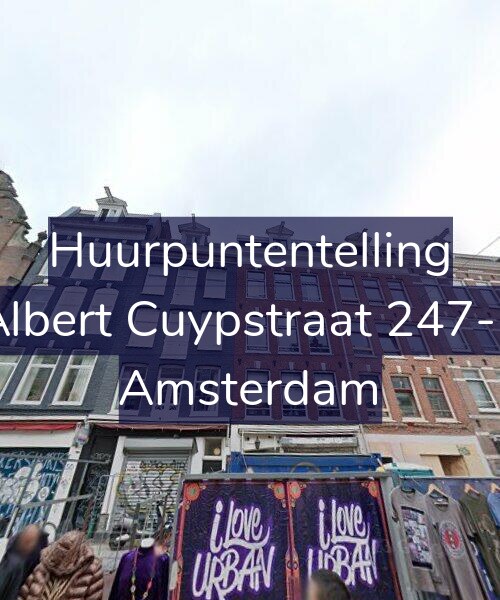 Foto gevel Huurpuntentelling voor Albert Cuypstraat 247-2, Amsterdam