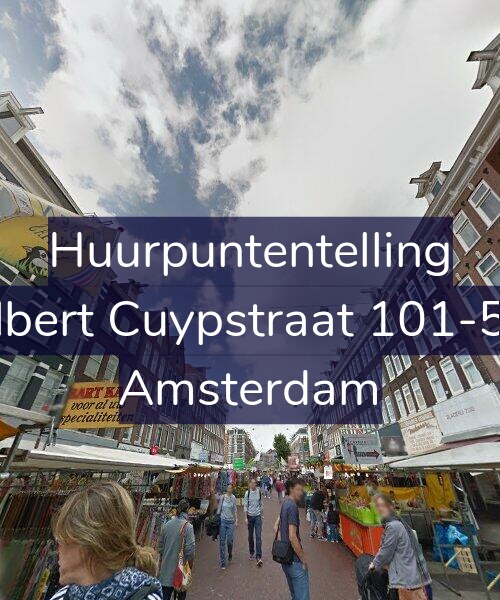 Foto gevel Huurpuntentelling voor Albert Cuypstraat 101-5A, Amsterdam