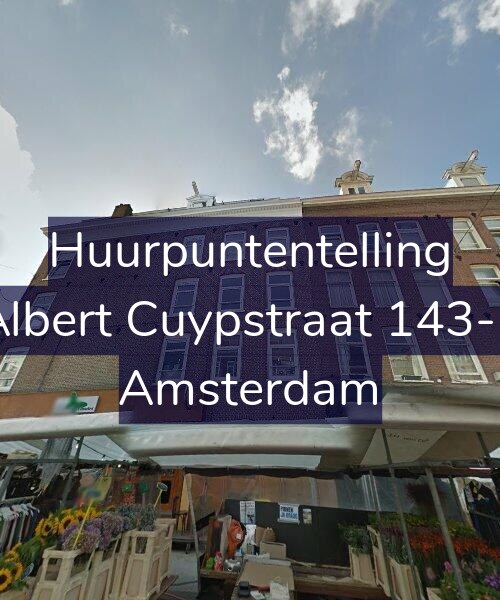Foto gevel Huurpuntentelling voor Albert Cuypstraat 143-2, Amsterdam