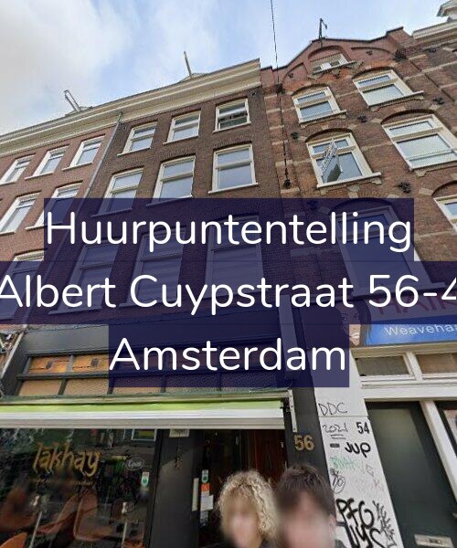 Foto gevel Huurpuntentelling voor Albert Cuypstraat 56-4, Amsterdam