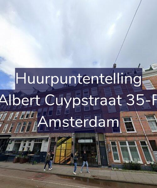 Foto gevel Huurpuntentelling voor Albert Cuypstraat 35-F, Amsterdam
