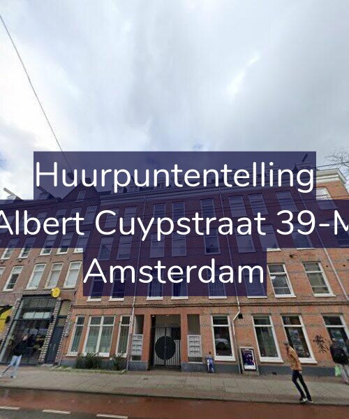Foto gevel Huurpuntentelling voor Albert Cuypstraat 39-M, Amsterdam