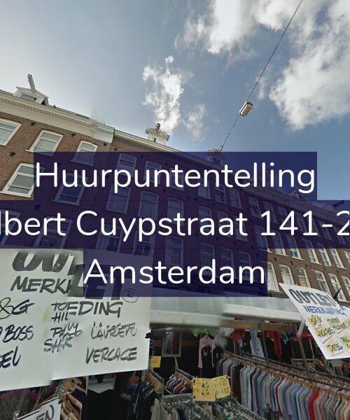 Foto gevel Huurpuntentelling voor Albert Cuypstraat 141-2V, Amsterdam