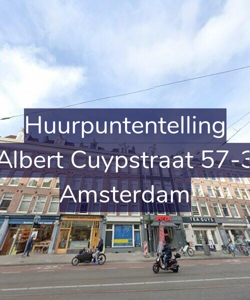 Foto gevel Huurpuntentelling voor Albert Cuypstraat 57-3, Amsterdam