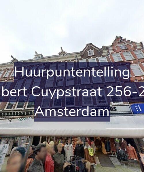 Foto gevel Huurpuntentelling voor Albert Cuypstraat 256-2A, Amsterdam