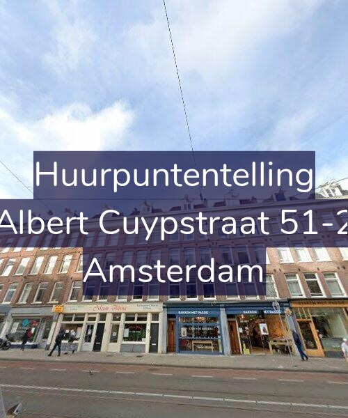 Foto gevel Huurpuntentelling voor Albert Cuypstraat 51-2, Amsterdam