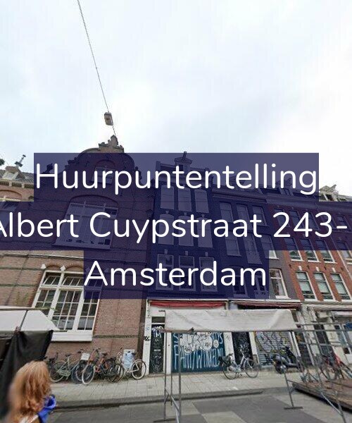 Foto gevel Huurpuntentelling voor Albert Cuypstraat 243-1, Amsterdam