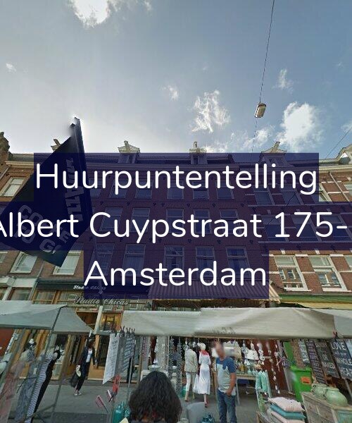 Foto gevel Huurpuntentelling voor Albert Cuypstraat 175-2, Amsterdam