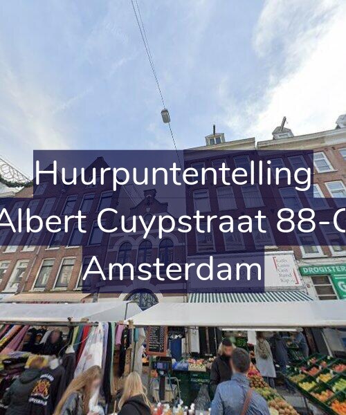Foto gevel Huurpuntentelling voor Albert Cuypstraat 88-C, Amsterdam