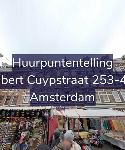 Foto gevel Huurpuntentelling voor Albert Cuypstraat 253-4A, Amsterdam