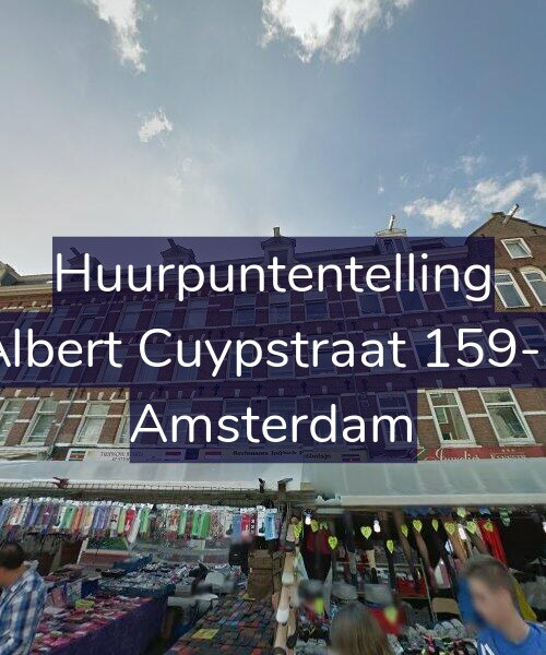 Foto gevel Huurpuntentelling voor Albert Cuypstraat 159-3, Amsterdam