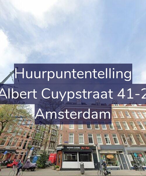 Foto gevel Huurpuntentelling voor Albert Cuypstraat 41-2, Amsterdam