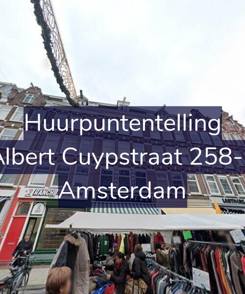 Foto gevel Huurpuntentelling voor Albert Cuypstraat 258-1, Amsterdam