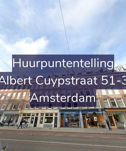 Foto gevel Huurpuntentelling voor Albert Cuypstraat 51-3, Amsterdam