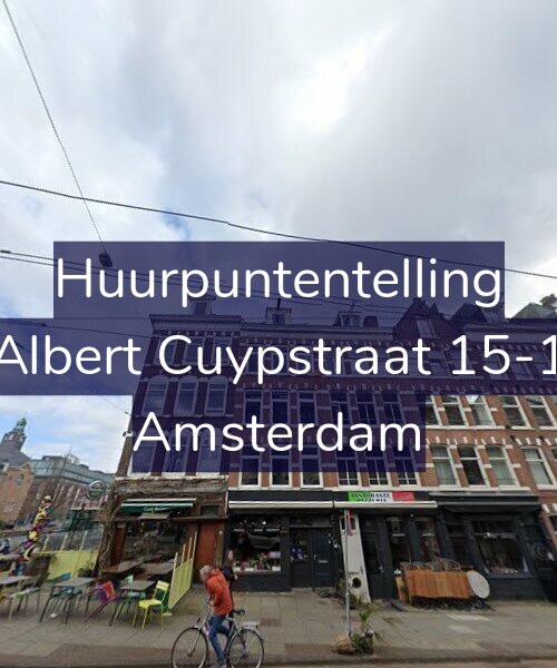 Foto gevel Huurpuntentelling voor Albert Cuypstraat 15-1, Amsterdam