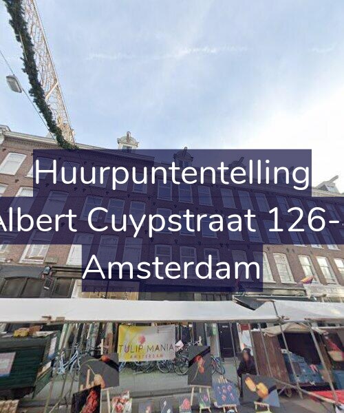 Foto gevel Huurpuntentelling voor Albert Cuypstraat 126-4, Amsterdam