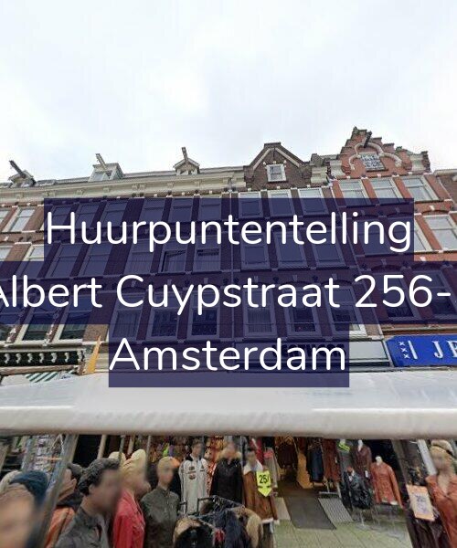 Foto gevel Huurpuntentelling voor Albert Cuypstraat 256-3, Amsterdam