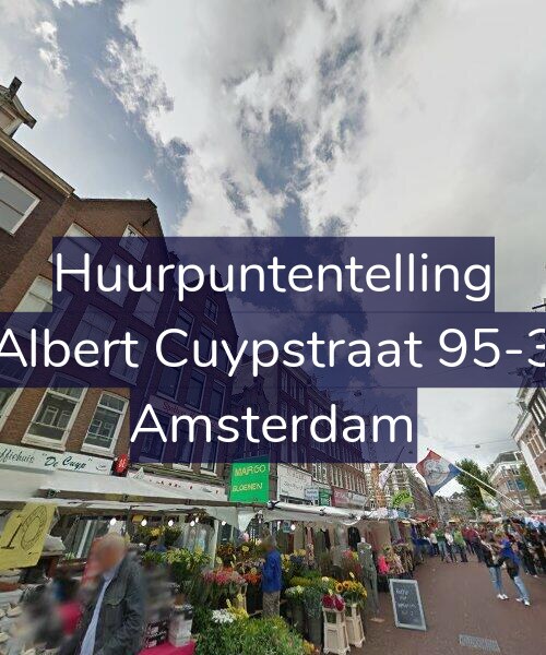 Foto gevel Huurpuntentelling voor Albert Cuypstraat 95-3, Amsterdam