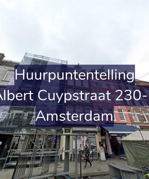 Foto gevel Huurpuntentelling voor Albert Cuypstraat 230-1, Amsterdam
