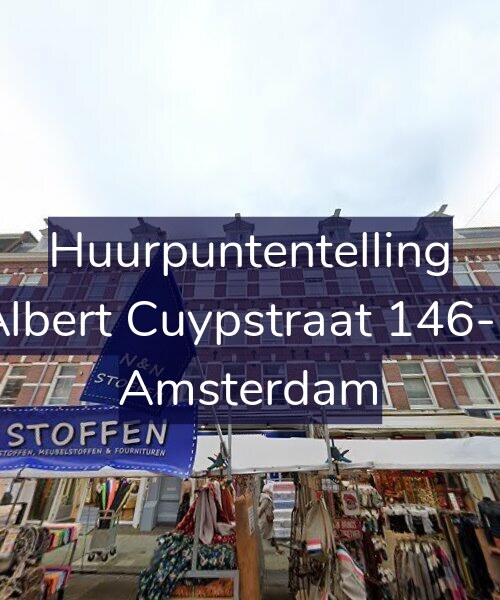 Foto gevel Huurpuntentelling voor Albert Cuypstraat 146-E, Amsterdam