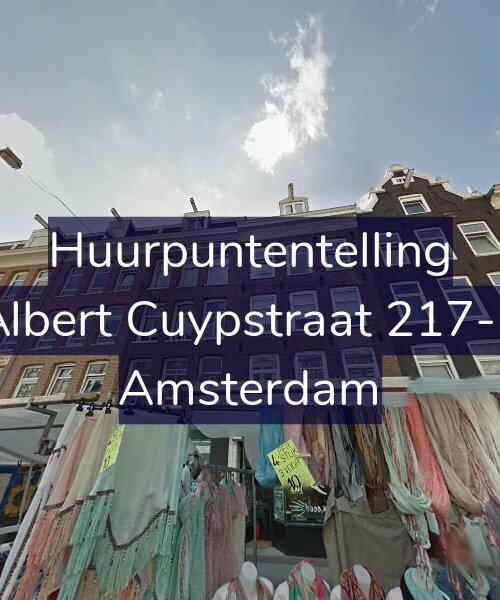 Foto gevel Huurpuntentelling voor Albert Cuypstraat 217-2, Amsterdam