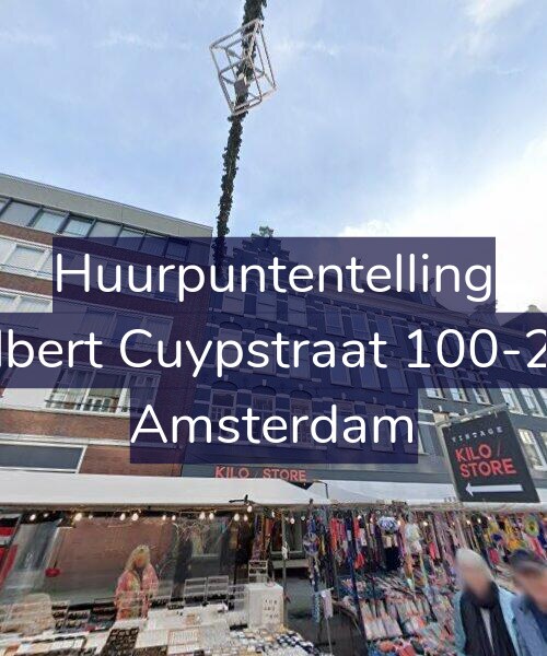 Foto gevel Huurpuntentelling voor Albert Cuypstraat 100-2A, Amsterdam