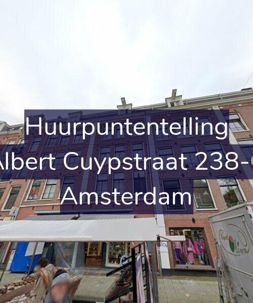 Foto gevel Huurpuntentelling voor Albert Cuypstraat 238-C, Amsterdam