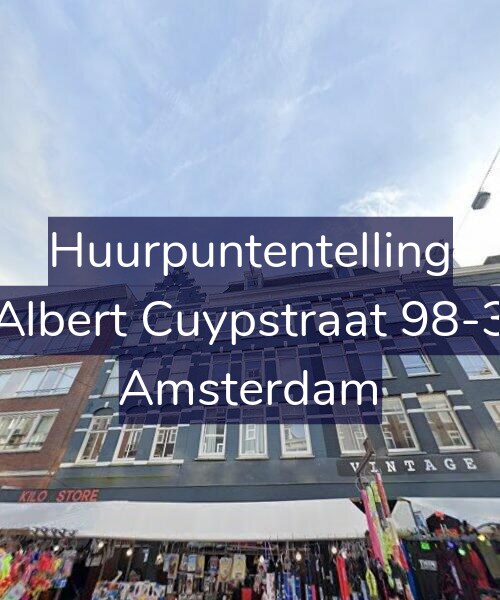 Foto gevel Huurpuntentelling voor Albert Cuypstraat 98-3, Amsterdam