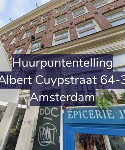 Foto gevel Huurpuntentelling voor Albert Cuypstraat 64-3, Amsterdam
