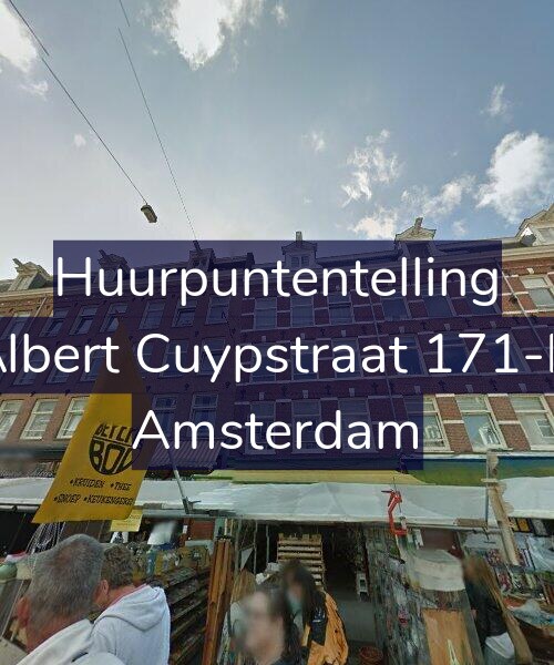 Foto gevel Huurpuntentelling voor Albert Cuypstraat 171-D, Amsterdam